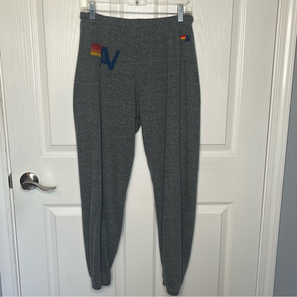 Aviator Nation Heather Gray Logo Sweatpants Womens Size XL - Picture 11 of 11